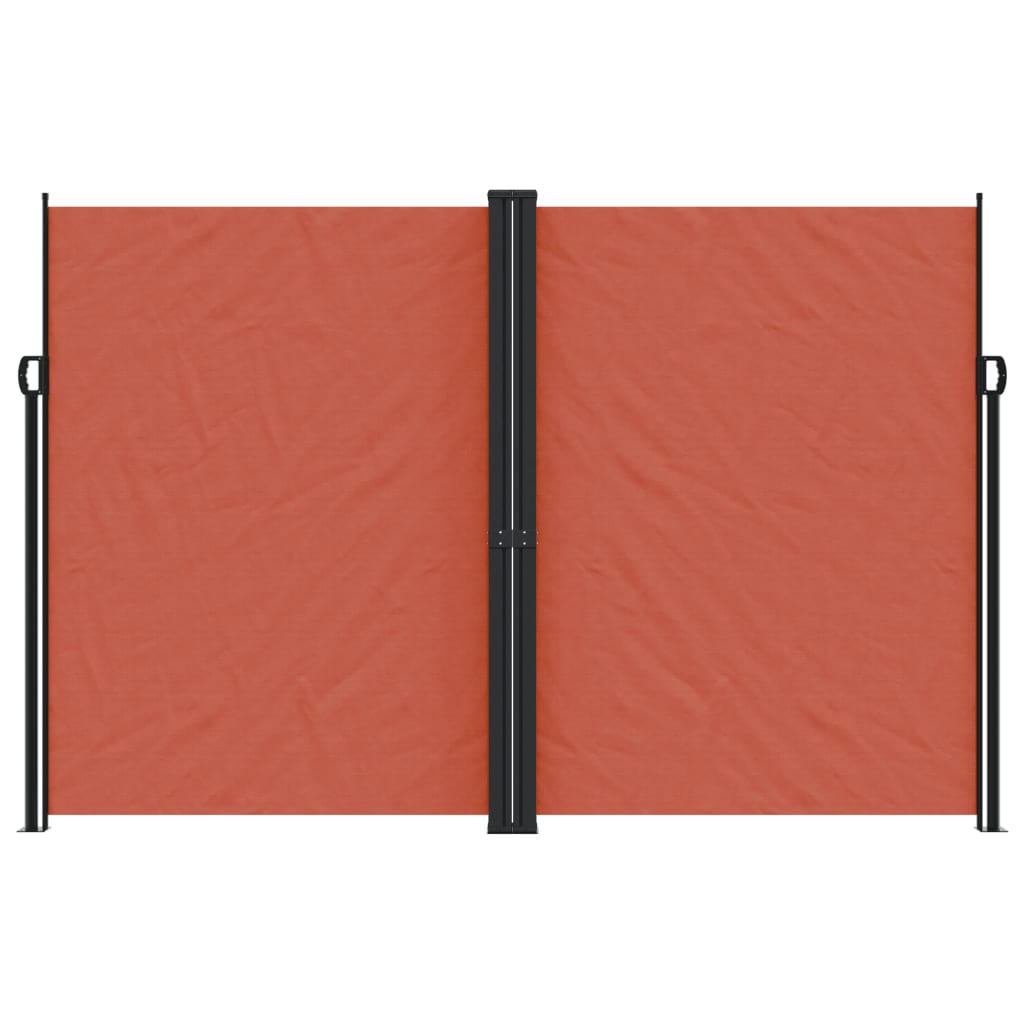 Retractable Side Awning Terracotta 220x600 cm