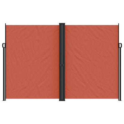 Retractable Side Awning Terracotta 220x600 cm