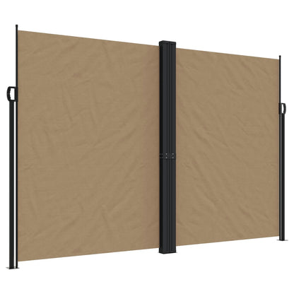 Retractable Side Awning Taupe 220x600 cm