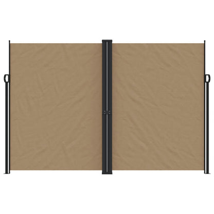 Retractable Side Awning Taupe 220x600 cm