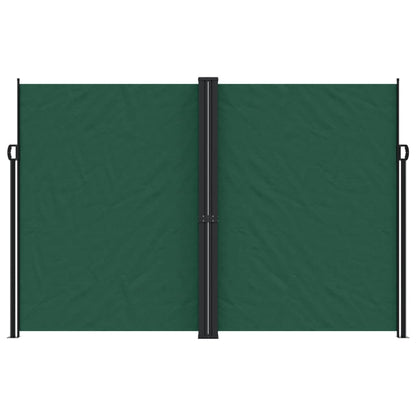 Retractable Side Awning Dark Green 220x600 cm