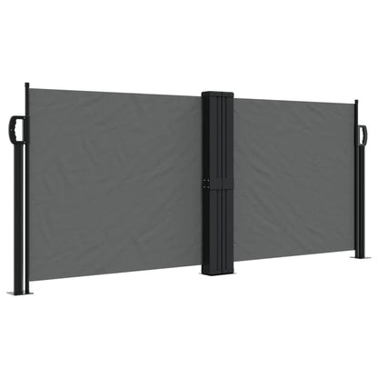 Retractable Side Awning Anthracite 100x1000 cm