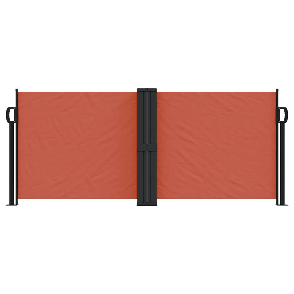 Retractable Side Awning Terracotta 100x1000 cm