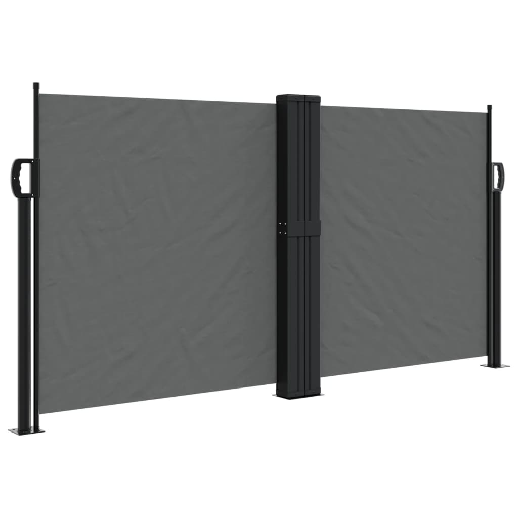 Retractable Side Awning Anthracite 120x1000 cm