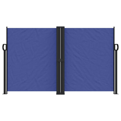 Retractable Side Awning Blue 140x1000 cm