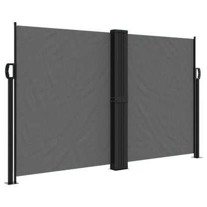 Retractable Side Awning Anthracite 140x1000 cm