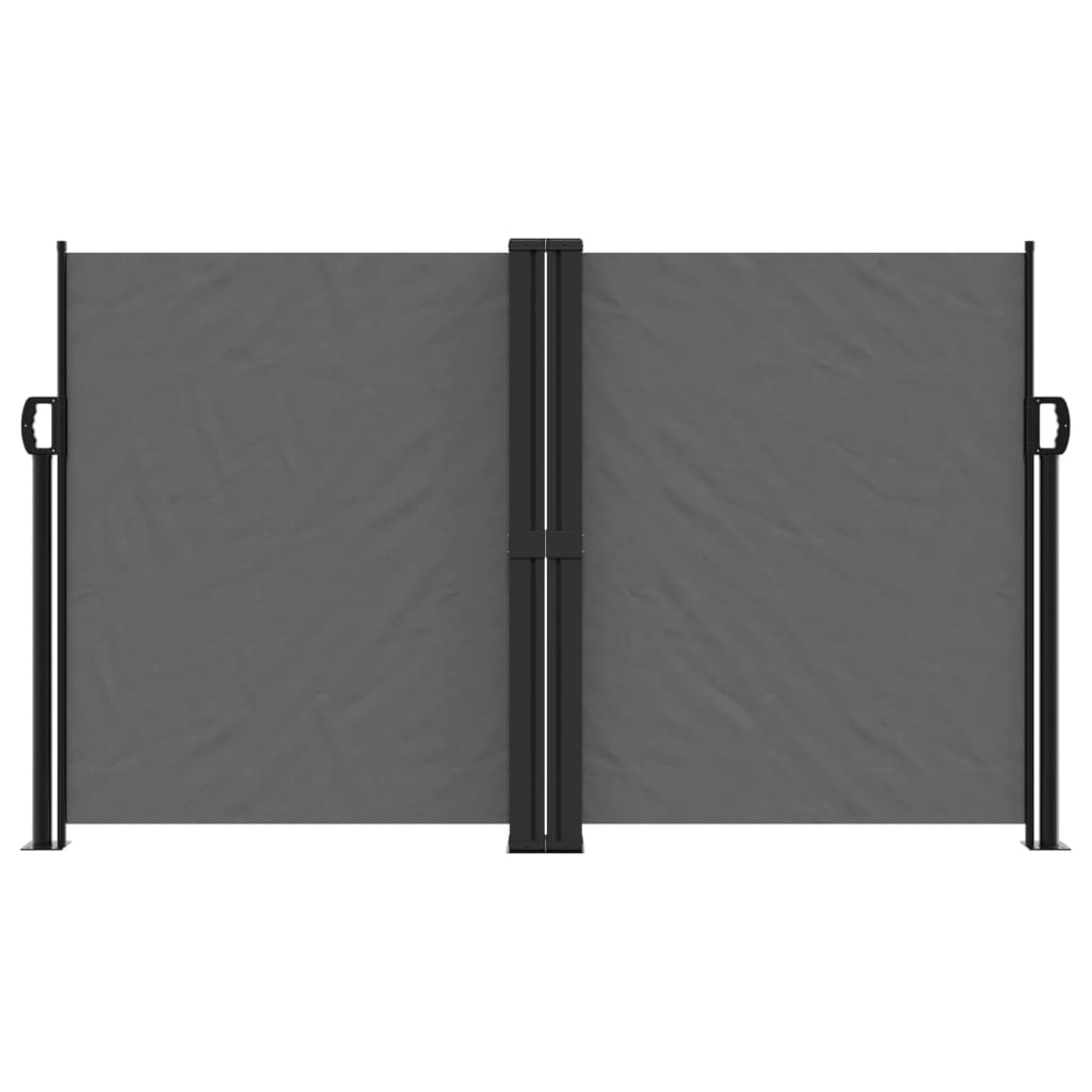 Retractable Side Awning Anthracite 140x1000 cm