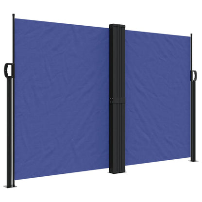 Retractable Side Awning Blue 160x1000 cm