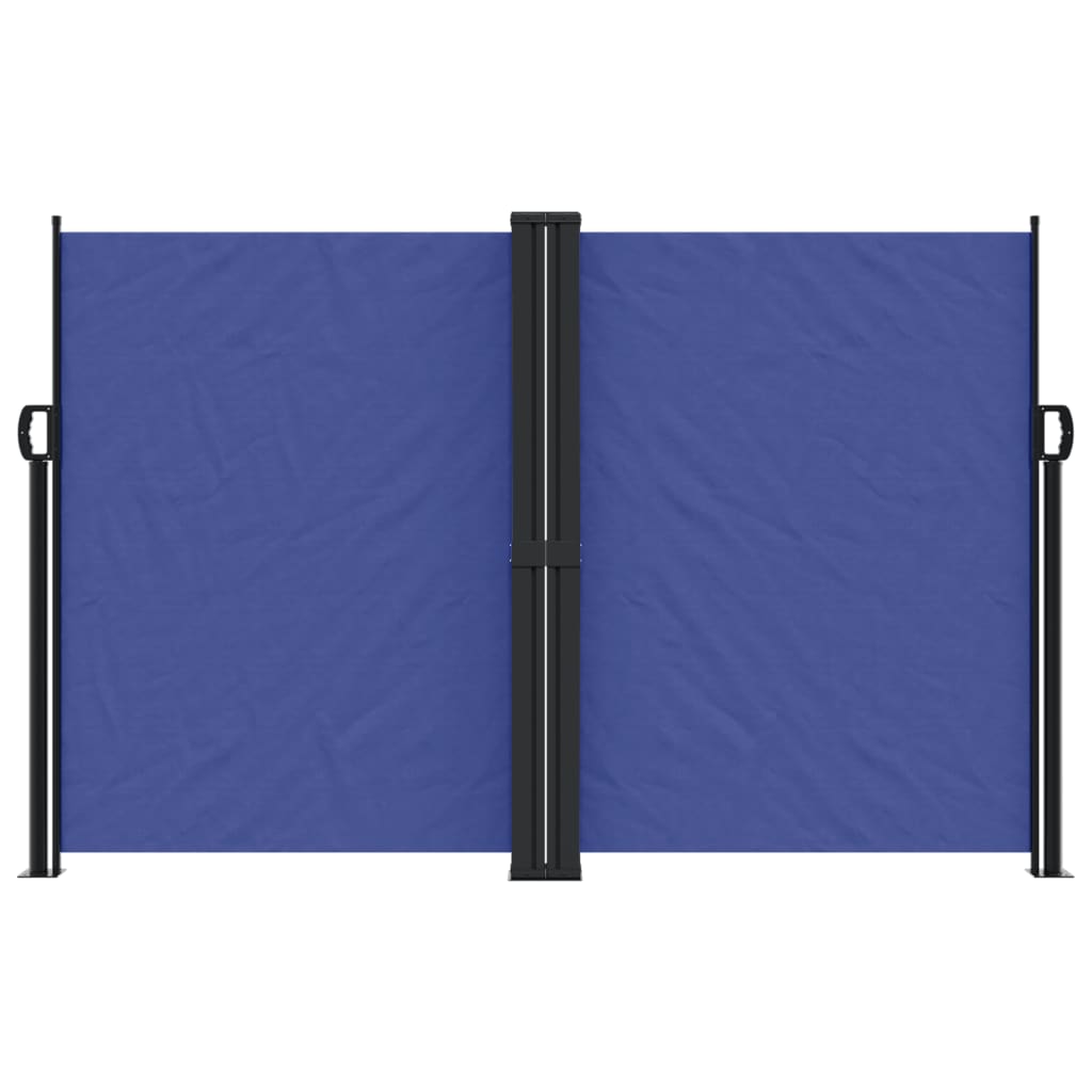 Retractable Side Awning Blue 160x1000 cm