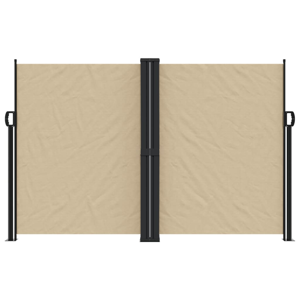 Retractable Side Awning Beige 160x1000 cm