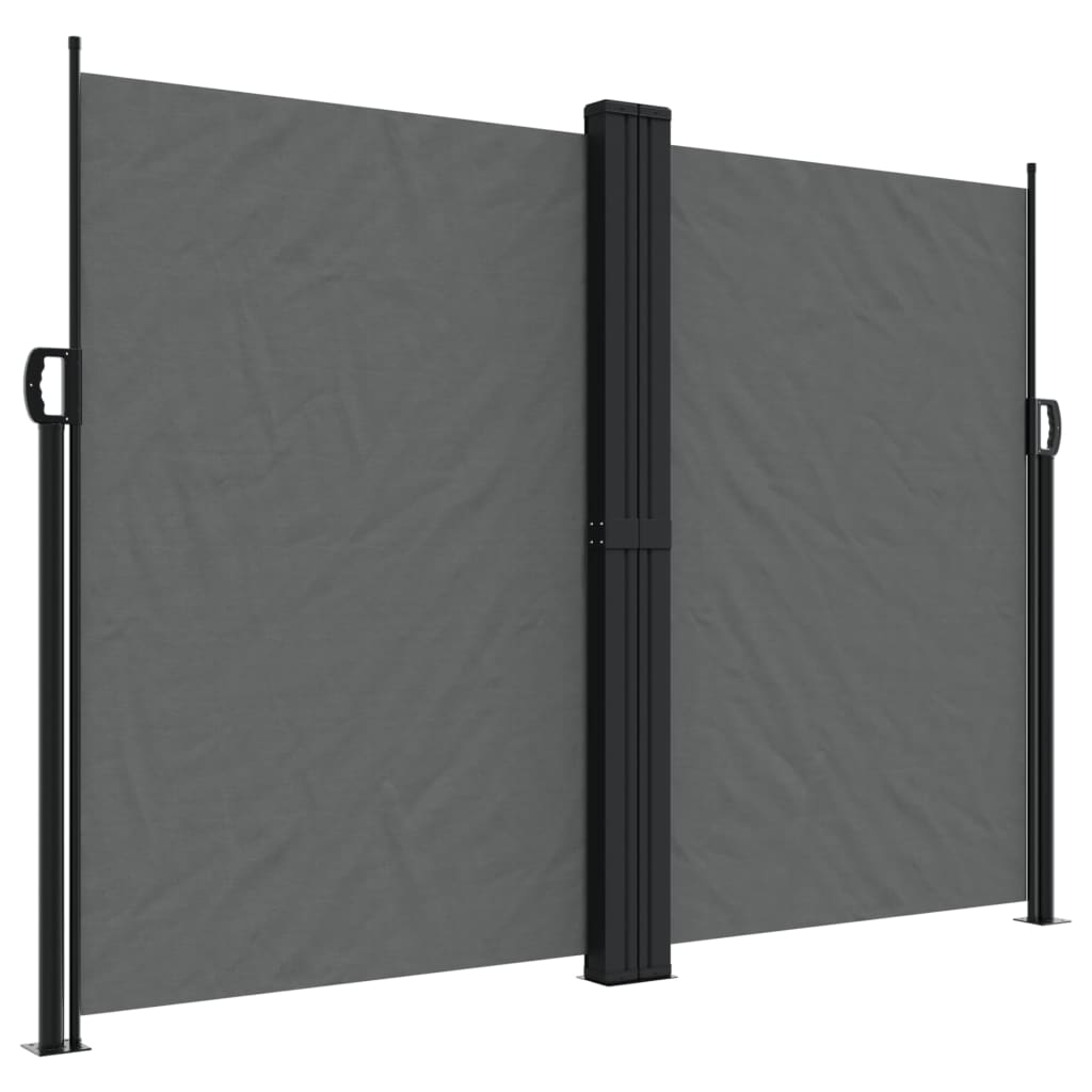 Retractable Side Awning Anthracite 180x1000 cm