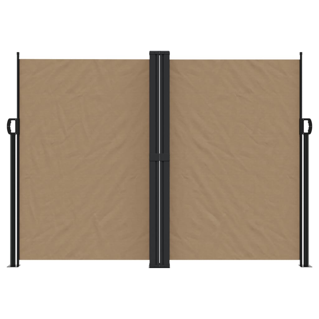 Retractable Side Awning Taupe 180x1000 cm