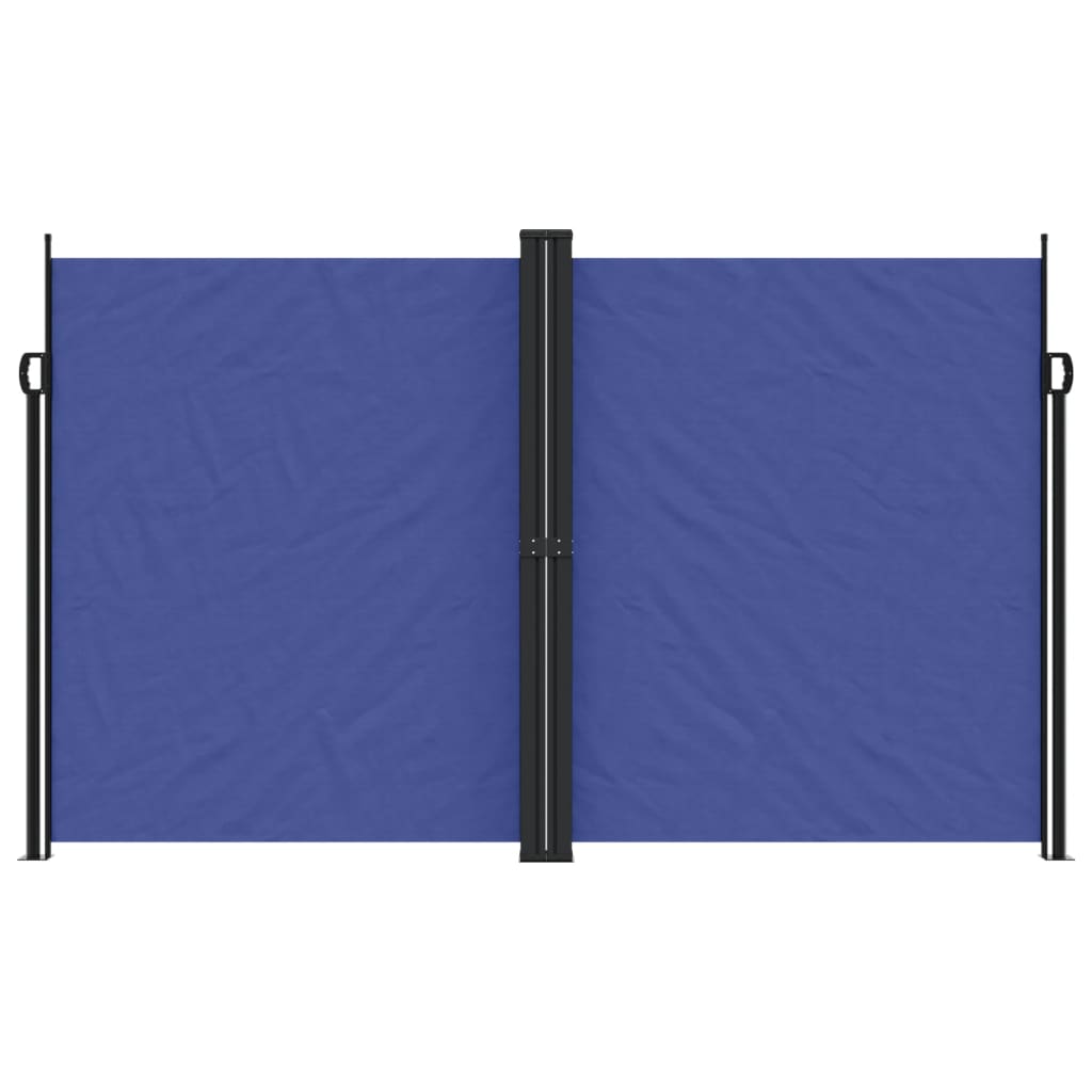 Retractable Side Awning Blue 200x1000 cm