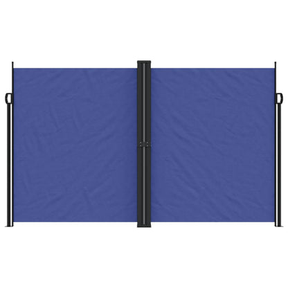 Retractable Side Awning Blue 200x1000 cm