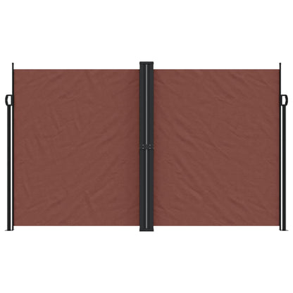 Retractable Side Awning Brown 200x1000 cm