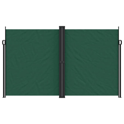 Retractable Side Awning Dark Green 200x1000 cm