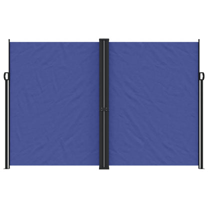 Retractable Side Awning Blue 220x1000 cm