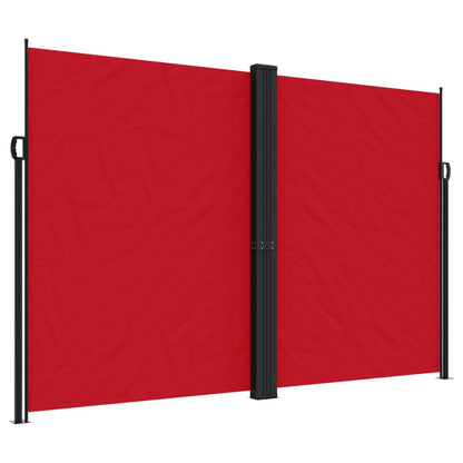 Retractable Side Awning Red 220x1000 cm