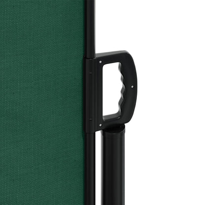 Retractable Side Awning Dark Green 220x1000 cm