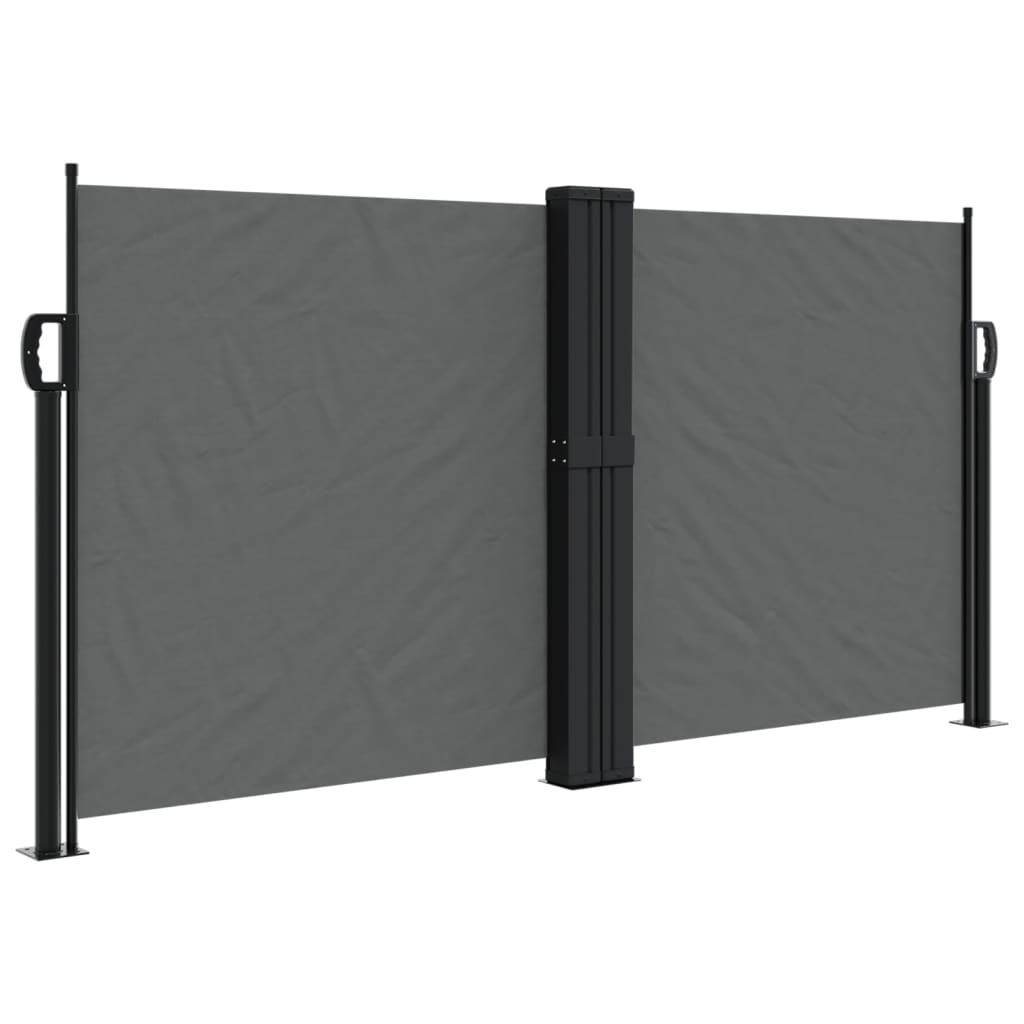 Retractable Side Awning Anthracite 120x1200 cm