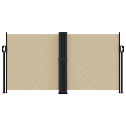 Retractable Side Awning Beige 120x1200 cm