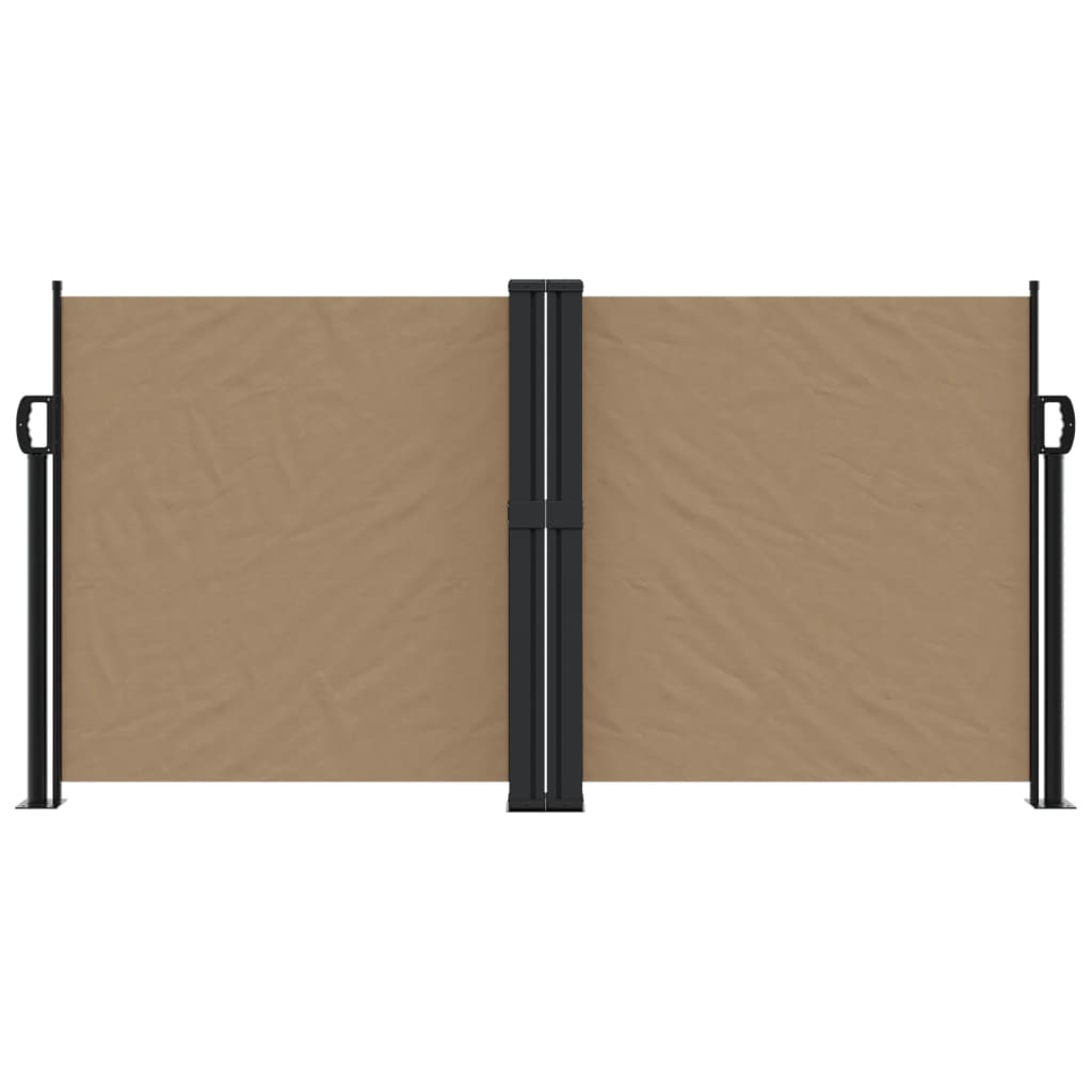 Retractable Side Awning Taupe 120x1200 cm