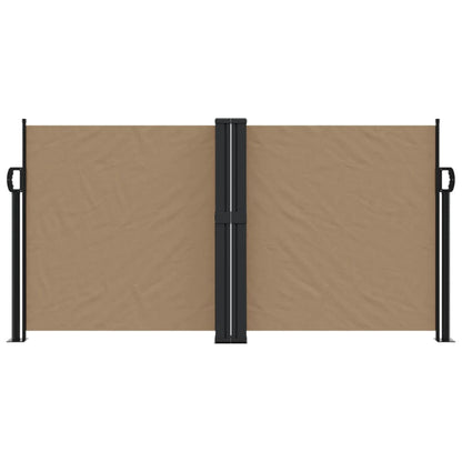 Retractable Side Awning Taupe 120x1200 cm