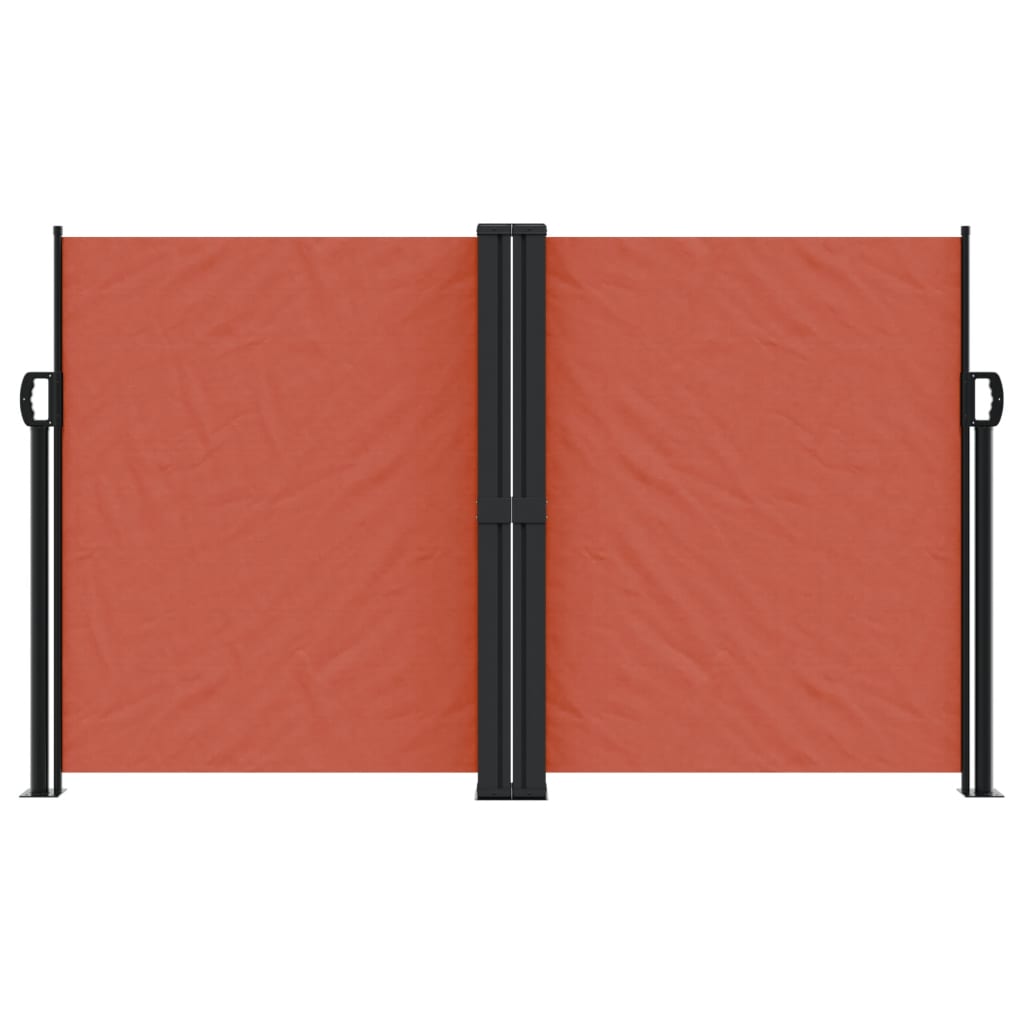 Retractable Side Awning Terracotta 140x1200 cm