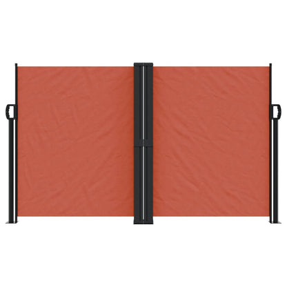 Retractable Side Awning Terracotta 140x1200 cm