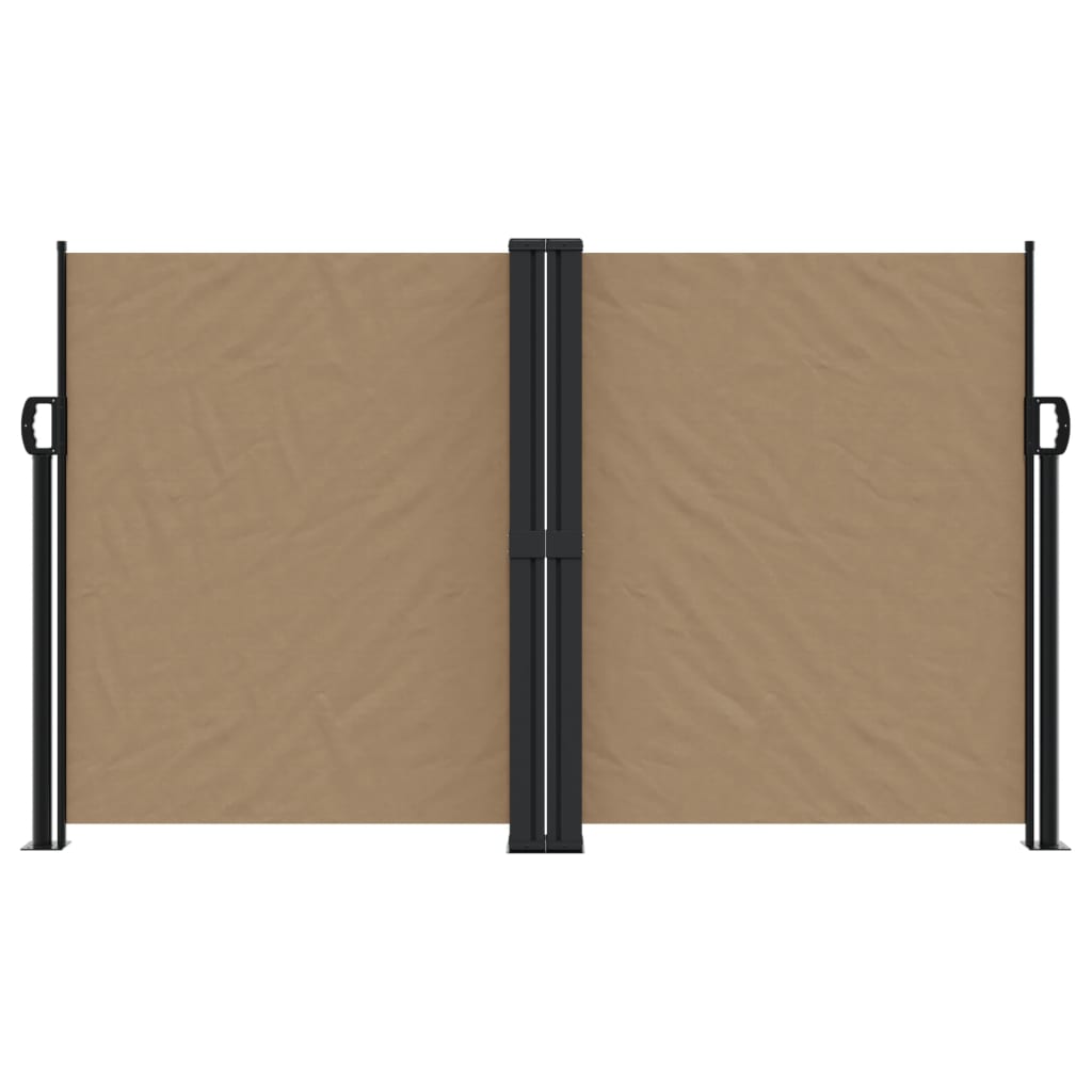 Retractable Side Awning Taupe 140x1200 cm