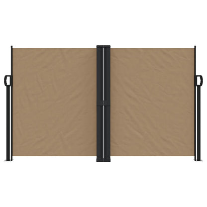 Retractable Side Awning Taupe 140x1200 cm