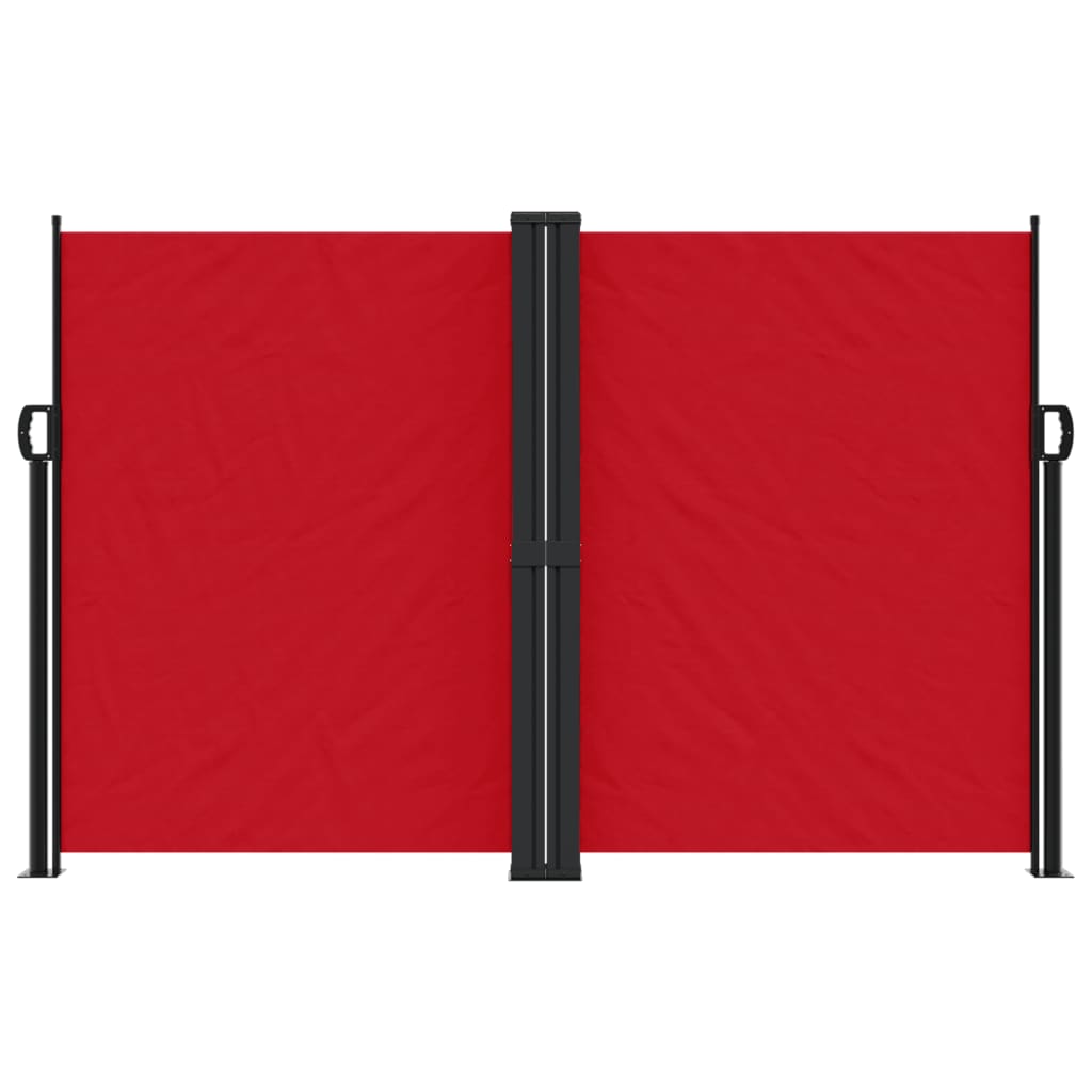 Retractable Side Awning Red 160x1200 cm