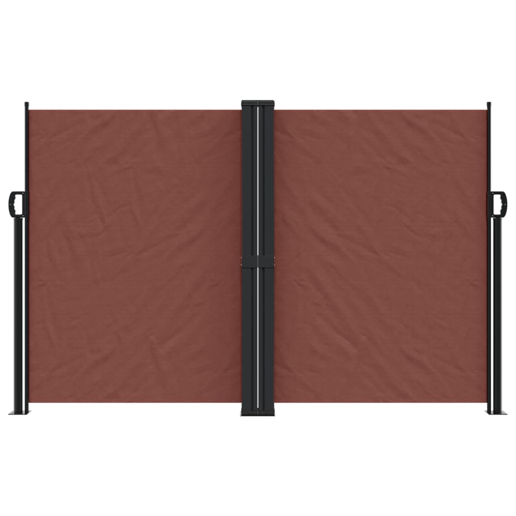 Retractable Side Awning Brown 160x1200 cm