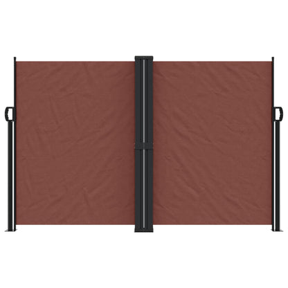 Retractable Side Awning Brown 160x1200 cm