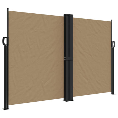 Retractable Side Awning Taupe 160x1200 cm