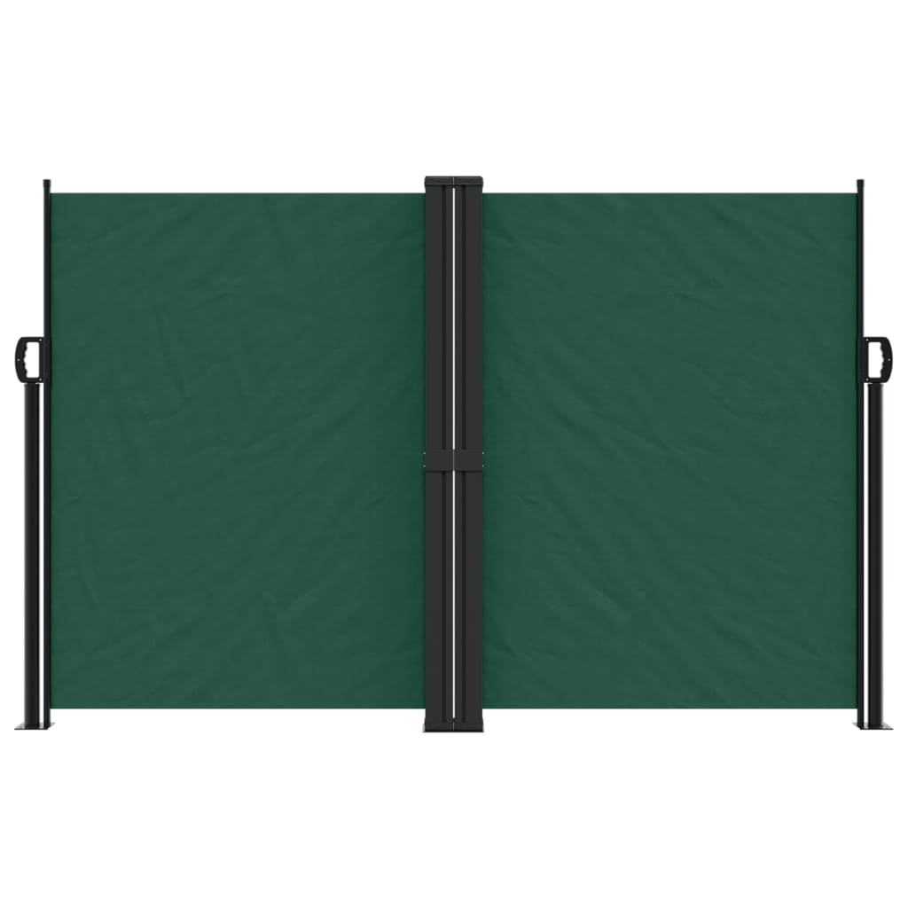 Retractable Side Awning Dark Green 160x1200 cm