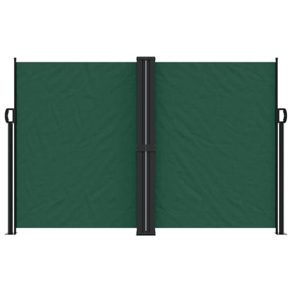 Retractable Side Awning Dark Green 160x1200 cm