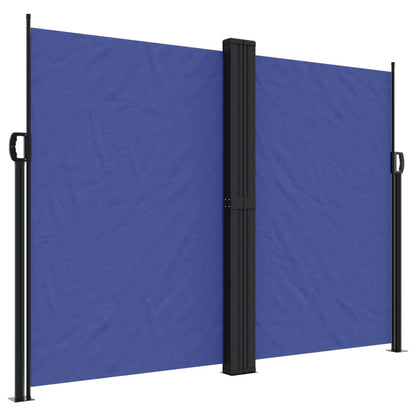 Retractable Side Awning Blue 180x1200 cm