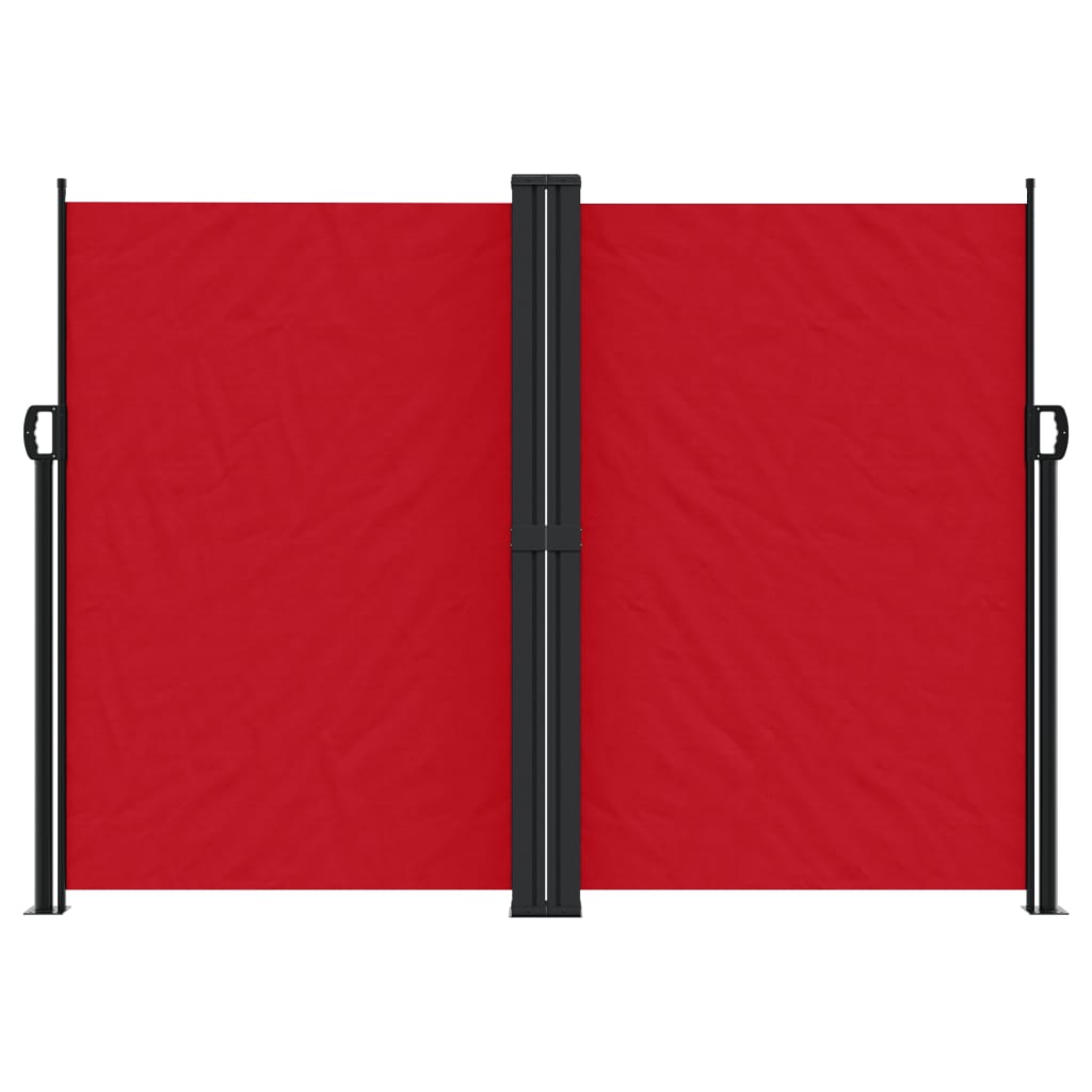 Retractable Side Awning Red 180x1200 cm