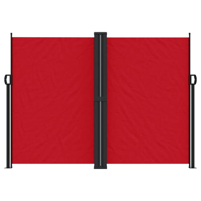 Retractable Side Awning Red 180x1200 cm