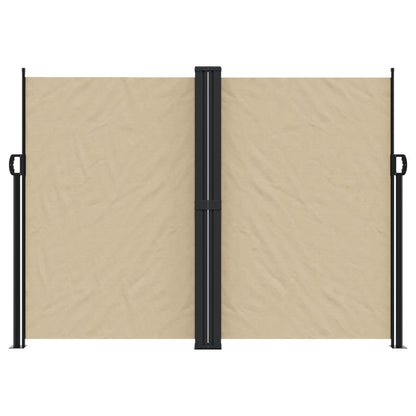 Retractable Side Awning Beige 180x1200 cm