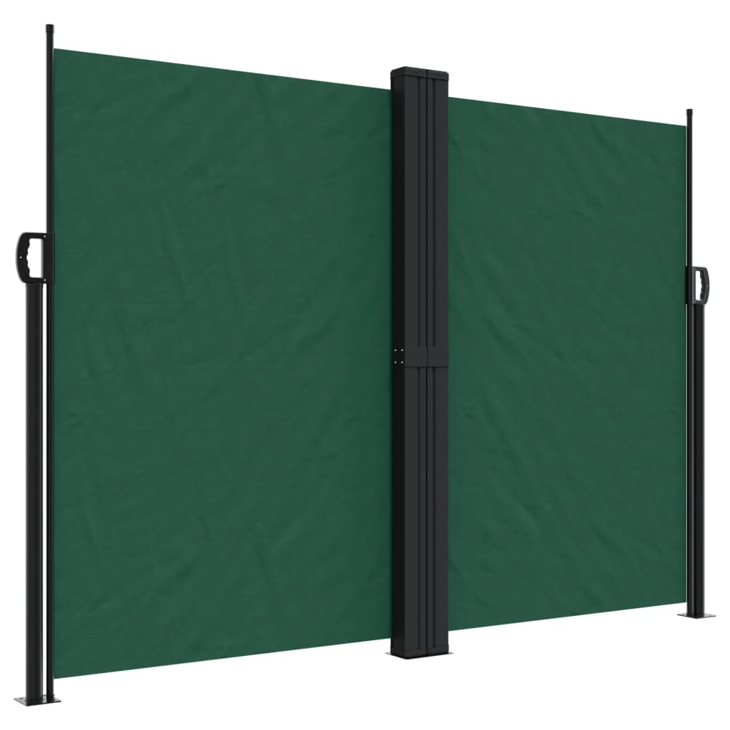 Retractable Side Awning Dark Green 180x1200 cm