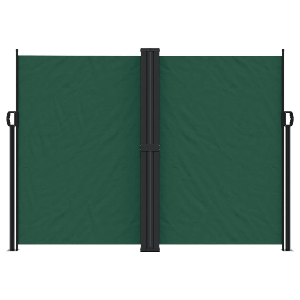 Retractable Side Awning Dark Green 180x1200 cm