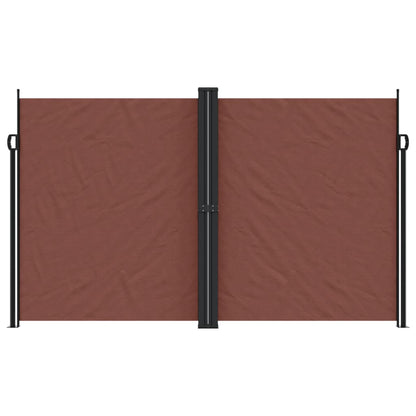 Retractable Side Awning Brown 200x1200 cm