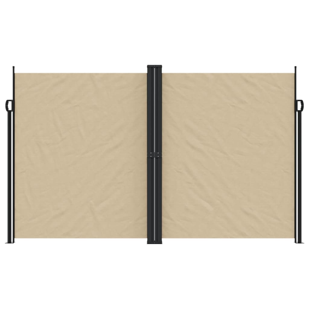 Retractable Side Awning Beige 200x1200 cm