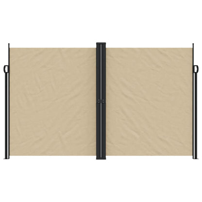 Retractable Side Awning Beige 200x1200 cm