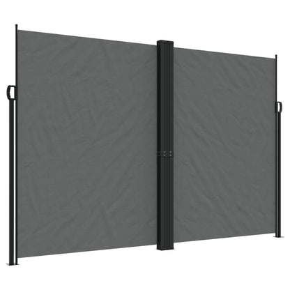 Retractable Side Awning Anthracite 220x1200 cm