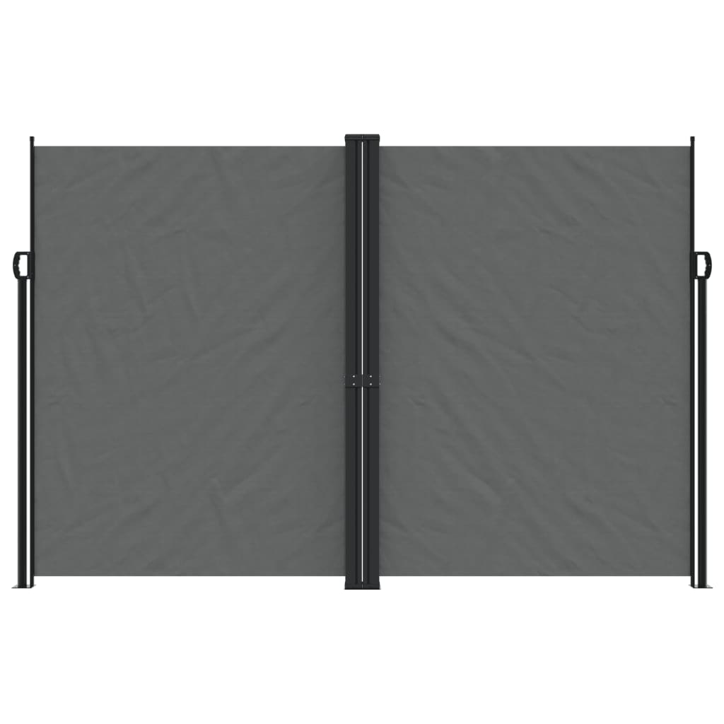 Retractable Side Awning Anthracite 220x1200 cm