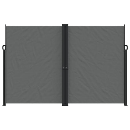 Retractable Side Awning Anthracite 220x1200 cm