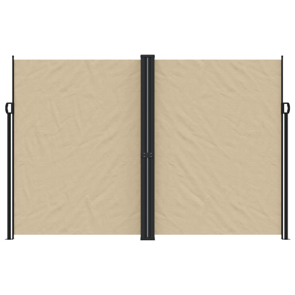 Retractable Side Awning Beige 220x1200 cm